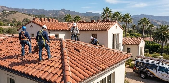 Roofing Contractor project in Diamond Bar